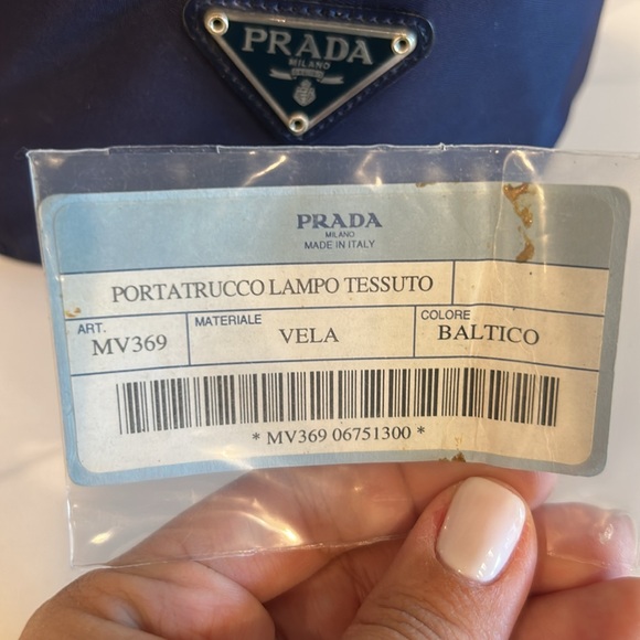 Prada Pouch in Navy - Picture 5 of 6